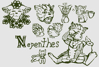 Nepenthes Sketch Page (Feburary 2026)