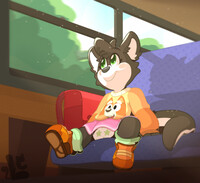 (Bab Commish) Sarah on the Bus