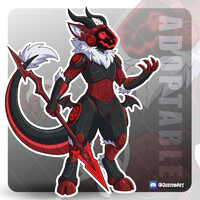 [CLOSED / SOLD] E.V.I.L V2 - Adoptable Protogen