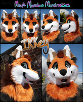Ikkey fox fursuit head