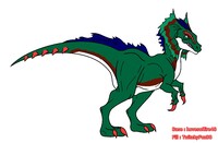 $3 Green and White Great Jaggi Adopt (OPEN)