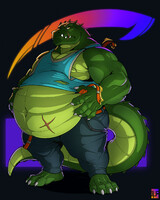 Belly power!
