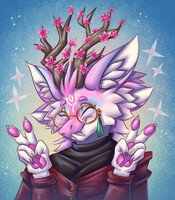cutie with sakura horns