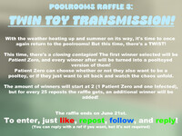 Poolrooms Raffle 3: Twin Toy Transmission [On BSky]