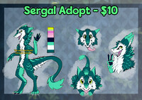 [$10/ Offer - OPEN] Minty Sergal Adopt