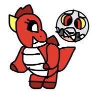 Simon Smoke bouncing King Ball with his Tail