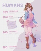 Price List (Humans)