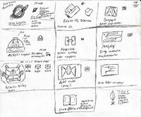 M.V - Logo Design Sketches (2024)