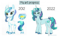 My 10 year art progress