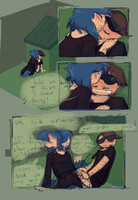 [1/2] kissing behind the dumpster