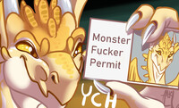 YCH The monster fucker permit - 2 slots Open
