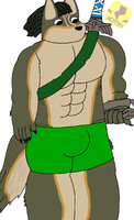 Buff Wolf Link (Shorts Alt)