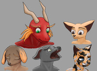 Anthro head study 3/5