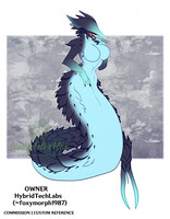 ❮ COMMISSION | CUSTOM REFERENCE | Ice Worm OC ❯