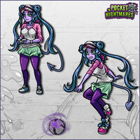 Gamer Succubus - Default and Attack (Ball Rolla Outfit)