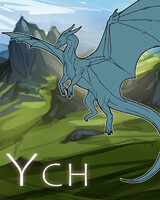 Dragon YCH illustration (Open)