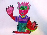 Stuart the Red Skunk (My Style)