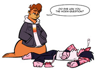 Did she ask you the worm question?