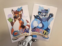 Vancoufur 2026 Badges - Cyral & Wapitii