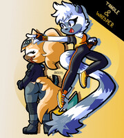 Tangle and Whisper from the Sonic IDW comics