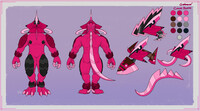 Gekimugon male pink sfw - Made by Tall Lizzard