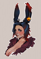 Bust commission LankyOcelot 2