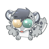 Neccowafer Chibi Sticker