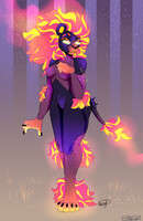 SUNSET LIONESS ZOMBIE [ADOPT OPEN]