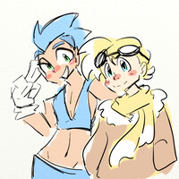 sonic and tails gijinka