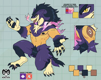 Clover Ref Sheet - Typhlosion Form - Shiny — Monstaria