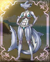 Hannah Hammar postcard by Fantasy Hero (chromatic version 1)