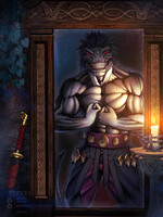 Commission/ halfbody/ The mirror effect