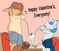 [Changeling] Pony Valentines 2026 by Brushworm