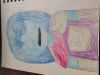 My drawing of Kris from deltarune