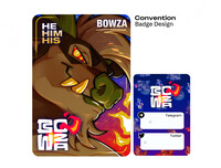 Bowza Convention Badge Design