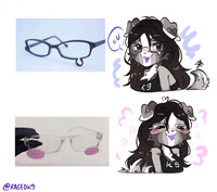 Puppy girl with glasses tren