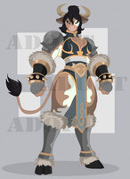 FIGHTER COW - ADOPT ( SOLD )