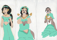 Princess Jasmine turns into an Otter 1/2