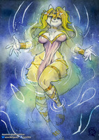 Watercolor : RedAndAthena