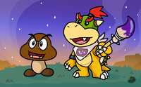 Goomba & Bowser Jr