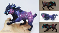 Fantasy Beast [air-dry clay, 2021]