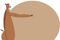 Gurri After Her Queen-Sized Fruity Buffet