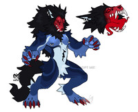 Skull Dog  Adopt! 25$ USD [OPEN] ⋆