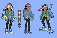 Skater Bunny Adopt [OPEN]