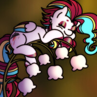 Simple Pony Lilies of the valley YCH commission