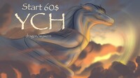YCH dragon clouds flight