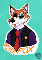 MISTER FOX BADGE