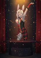 Commission - Bunny Boy on stage