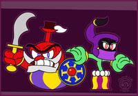 Cloaker and Domino - Super Mario RPG Fan Art