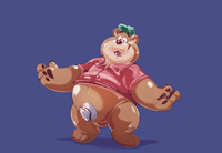 Papa Bear Pooltoy Theo by BaddieHolly